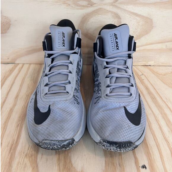 Nike - Air Max Infuriate 2 - Basketball Shoes - Gray - Men's - 13 - AA7066-003 - Picture 2 of 9